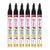 Black Paint Permanent Marker Pen Set of 6