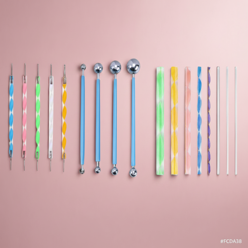 17 Ball and Acrylic Dotting Tools Set