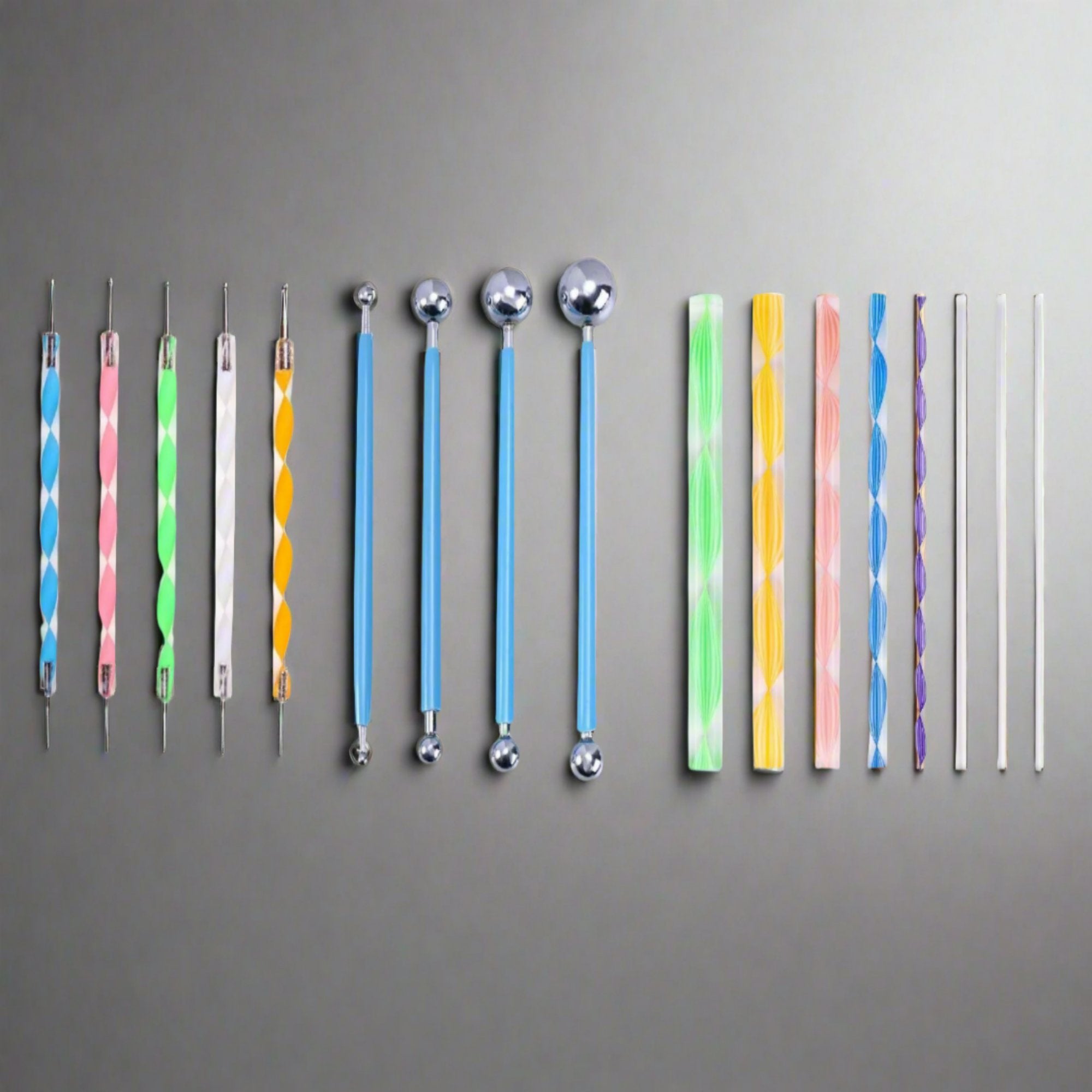 17 Ball and Acrylic Dotting Tools Set - Oytra