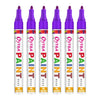 Purple Paint Permanent Marker Pen Set of 6