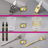 Chrome Marker Set 2 Pcs/Set, Golden Pens, Tip 1mm &amp; 2-3mm