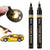 Chrome Marker Set 2 Pcs/Set, Golden Pens, Tip 1mm & 2-3mm