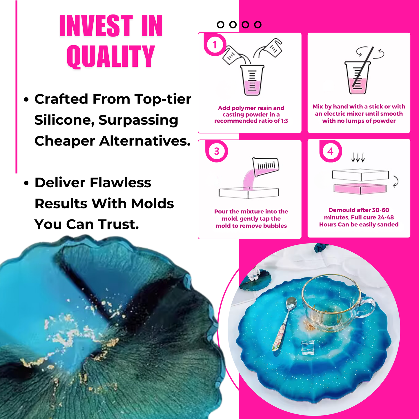 Agate Resin Mould Medium (8 Inch)