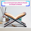 2 Pcs Big Book Stand Resin Art Molds