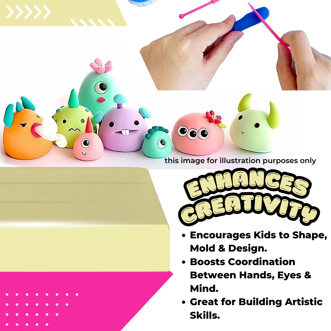 500g Polymer Clay SIGNATURE Series (28 Cream)