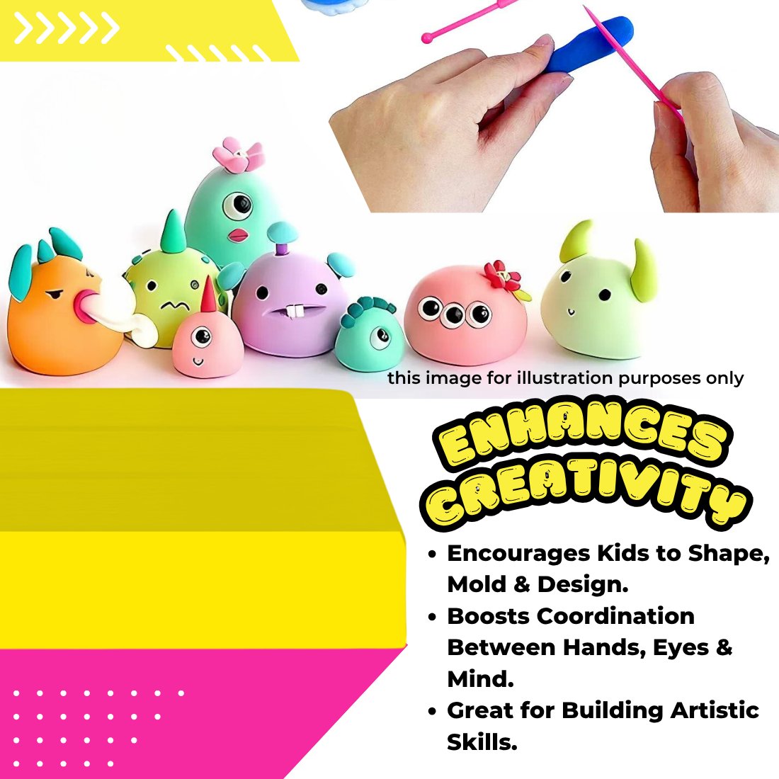 500g Polymer Clay SIGNATURE Series (09 Yellow)