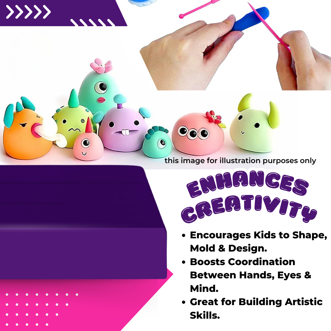 500g Polymer Clay SIGNATURE Series (19 Grape)