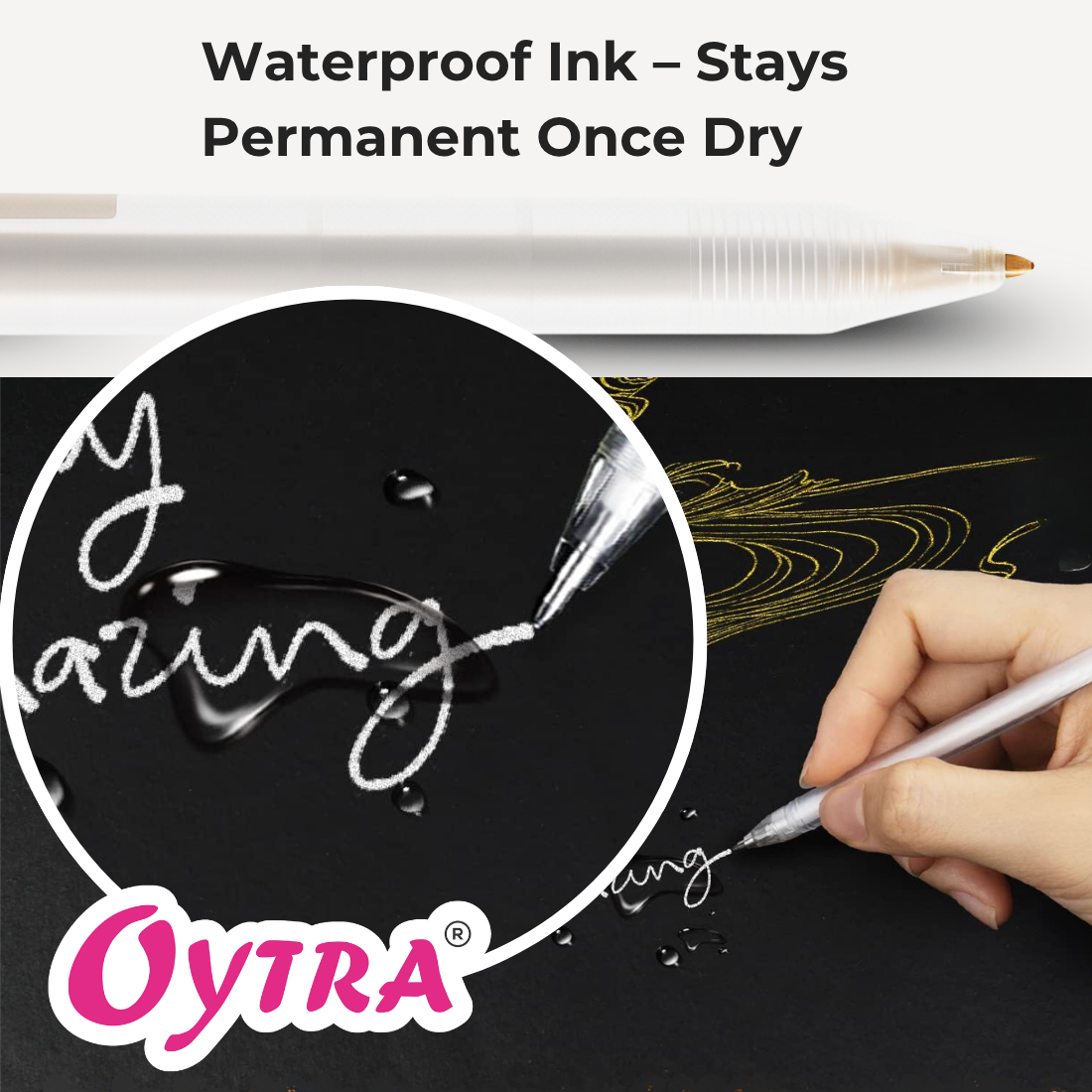 Gel Ink Fine Tip Pen Set of 3 Colors