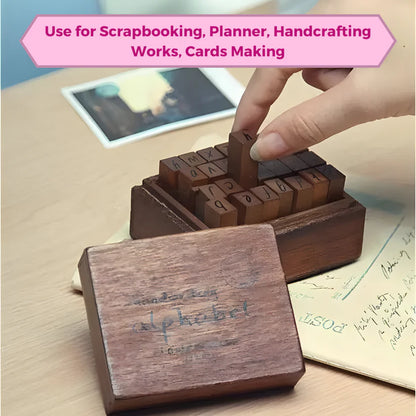 Alphabet Stamp Wooden Combo Small and Capital Letters - image 8