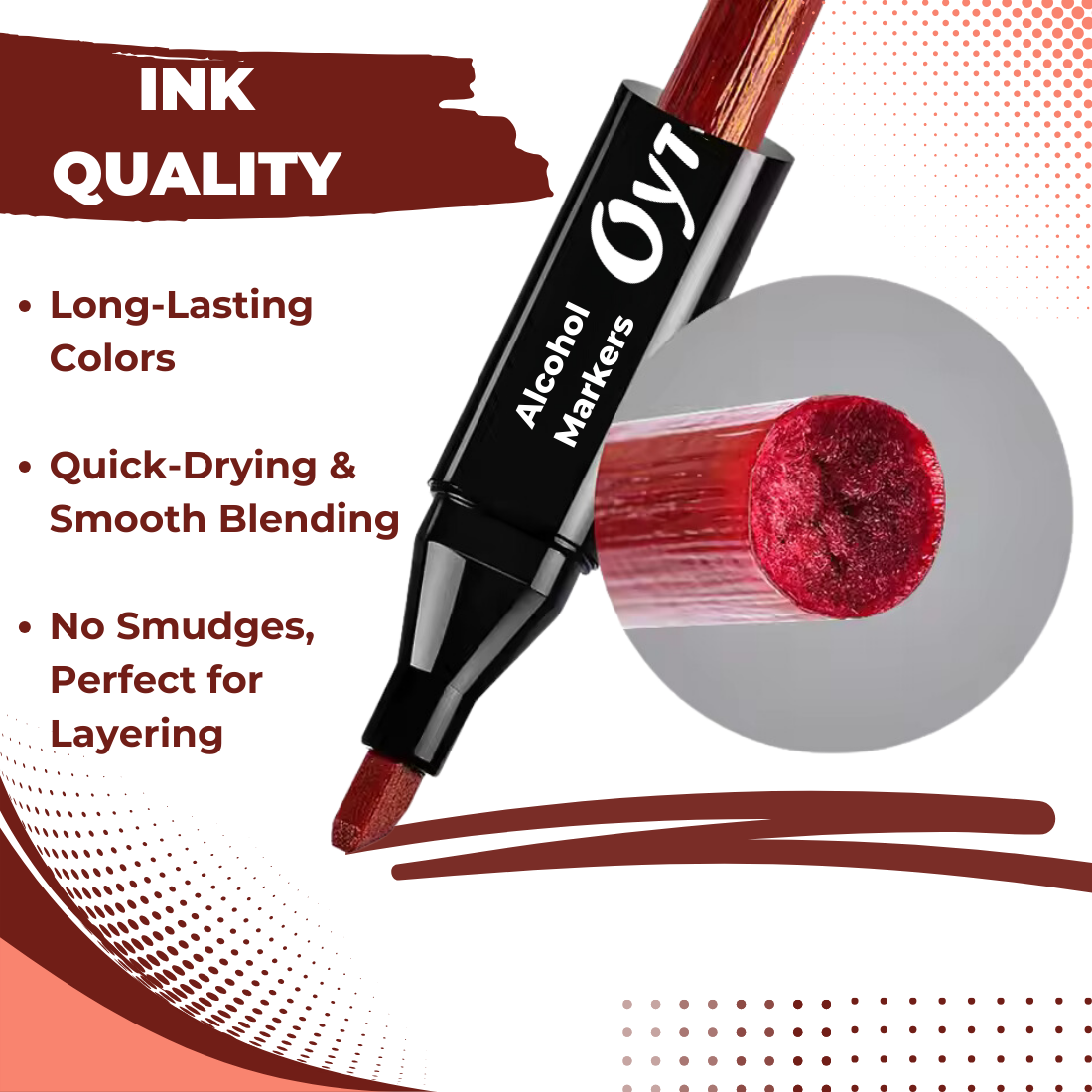 Alcohol Paint Markers - 12 Color Set