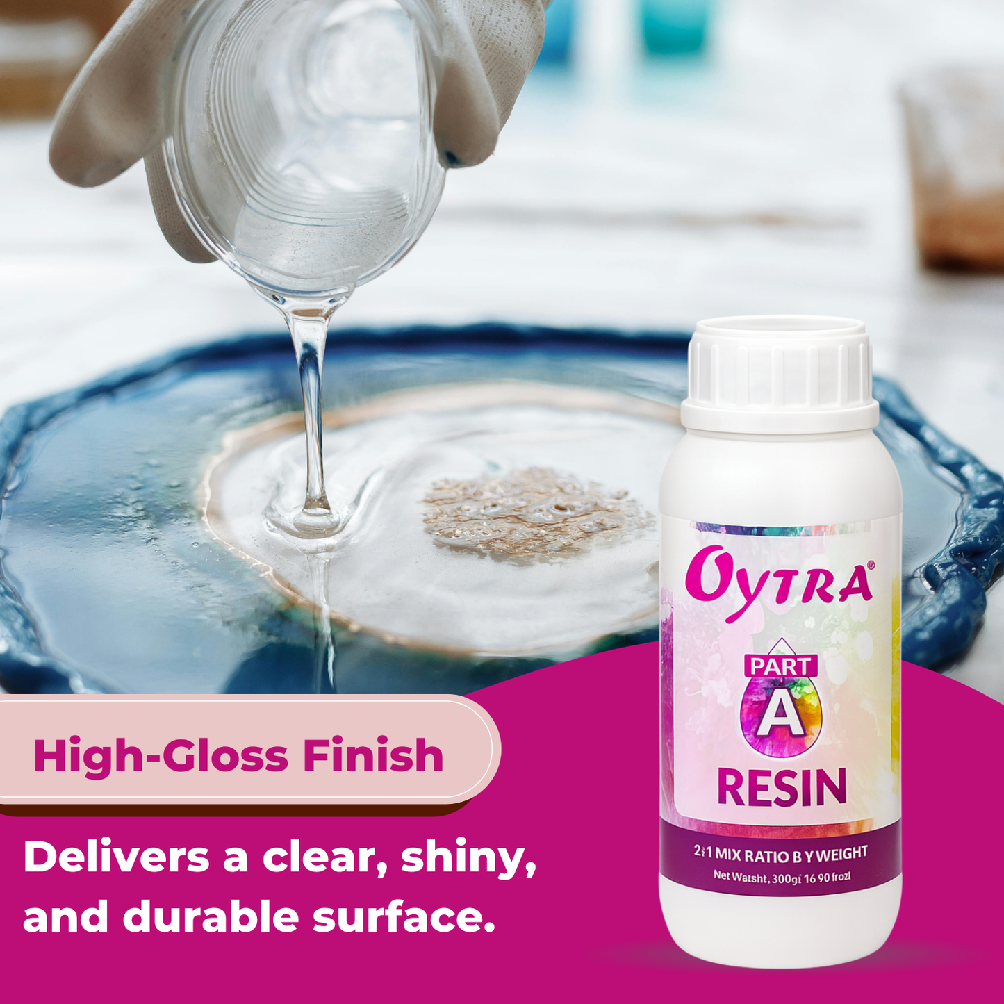 500 Grams Art Resin 2:1 Part A Only