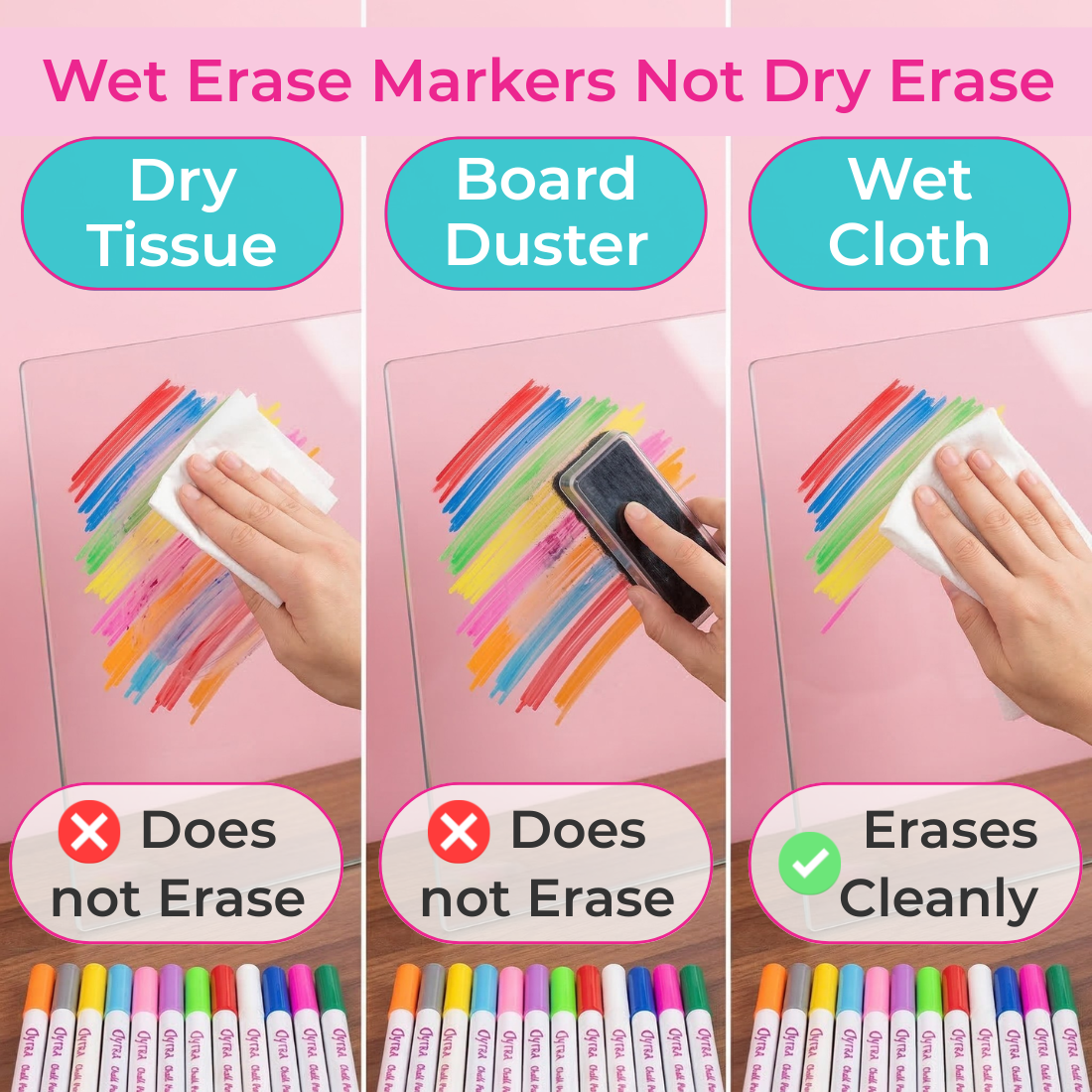 Mini Liquid Chalk Markers - 12 Colors