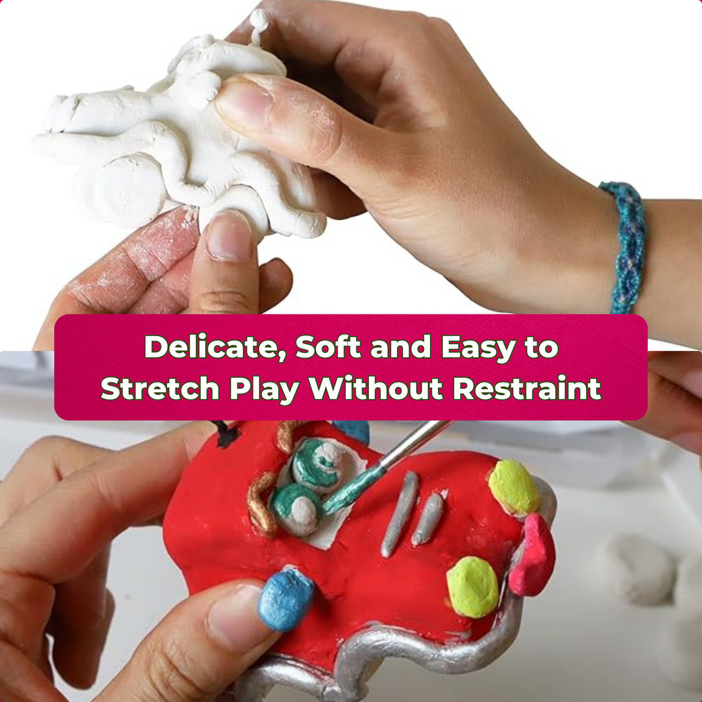 Air Dry Clay White 750 Grams