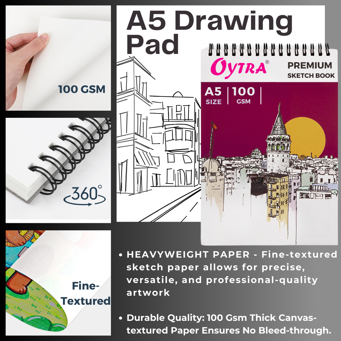 42 Pcs Professional Sketching Set