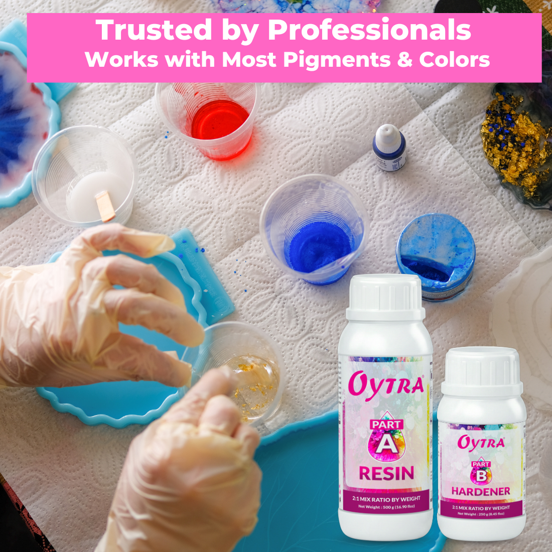 750 Grams Epoxy Art Resin Hardener 2:1