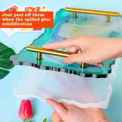 Resin Tray Mould Metal Handle - image 5