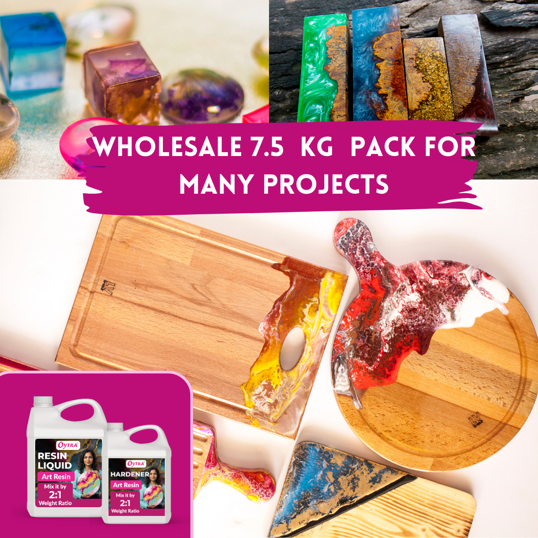 60 Kg Art Resin Liquid Wholesale Bulk Pack