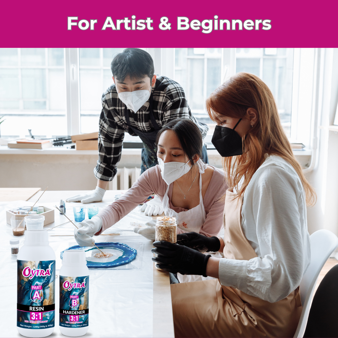 3:1 Casting Resin Kit 1.2 Kg