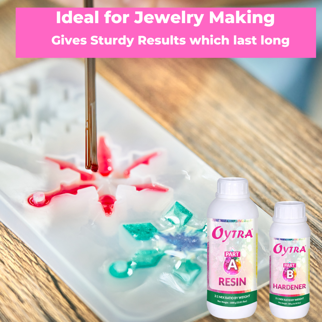 16 x 1500 Grams 2:1 Art Resin Kit