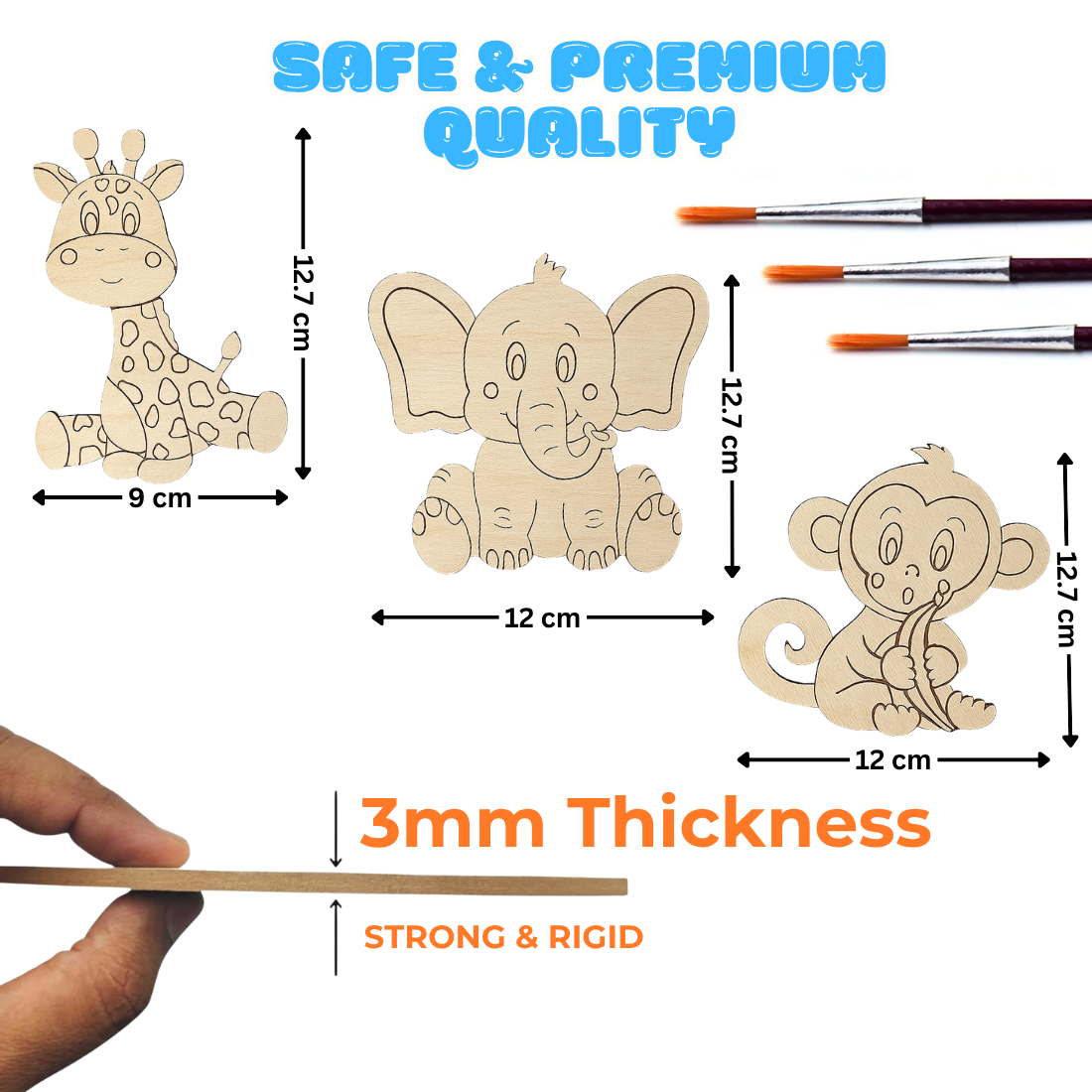 DIY MDF Painting Kit for Kids