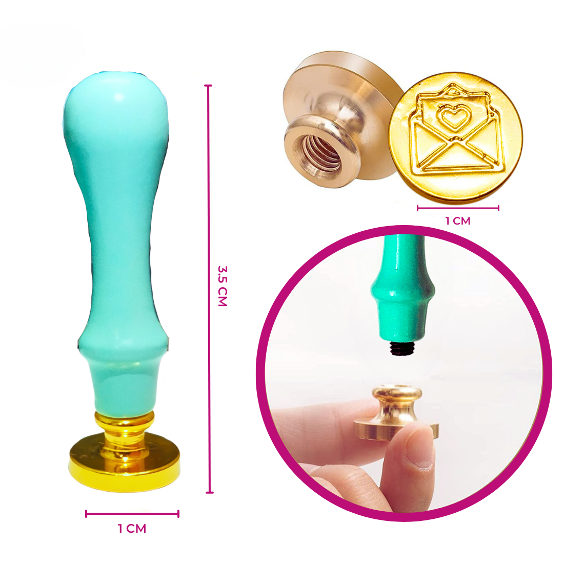 Oytra Wax sealing kit for Sealing Envelopes, Postcard Decoration Art