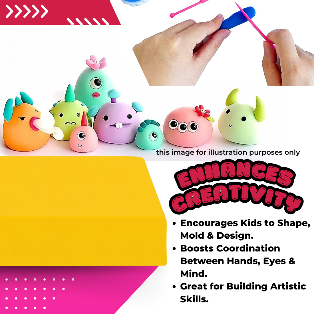 500g Polymer Clay SIGNATURE Series (07 Banana Yellow)