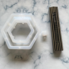 Hexagon Planter Mould With Tube