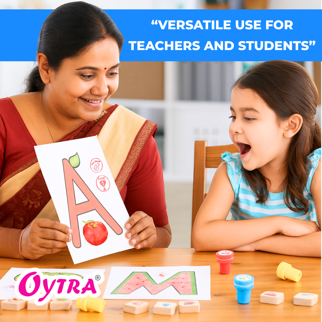 Motivation Rubber Stamps Set of 40 Pieces