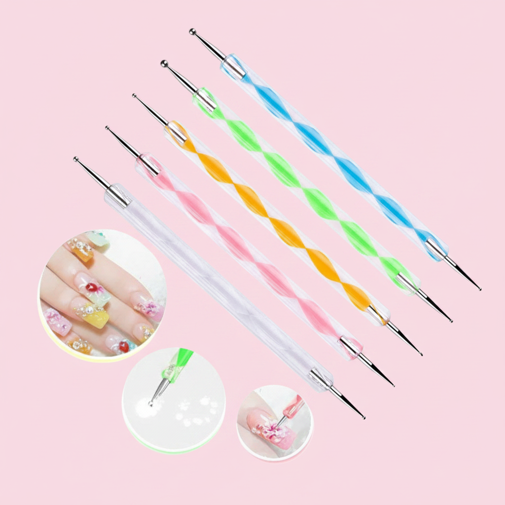 5 Piece Embossing Stylus Dotting Tool Set