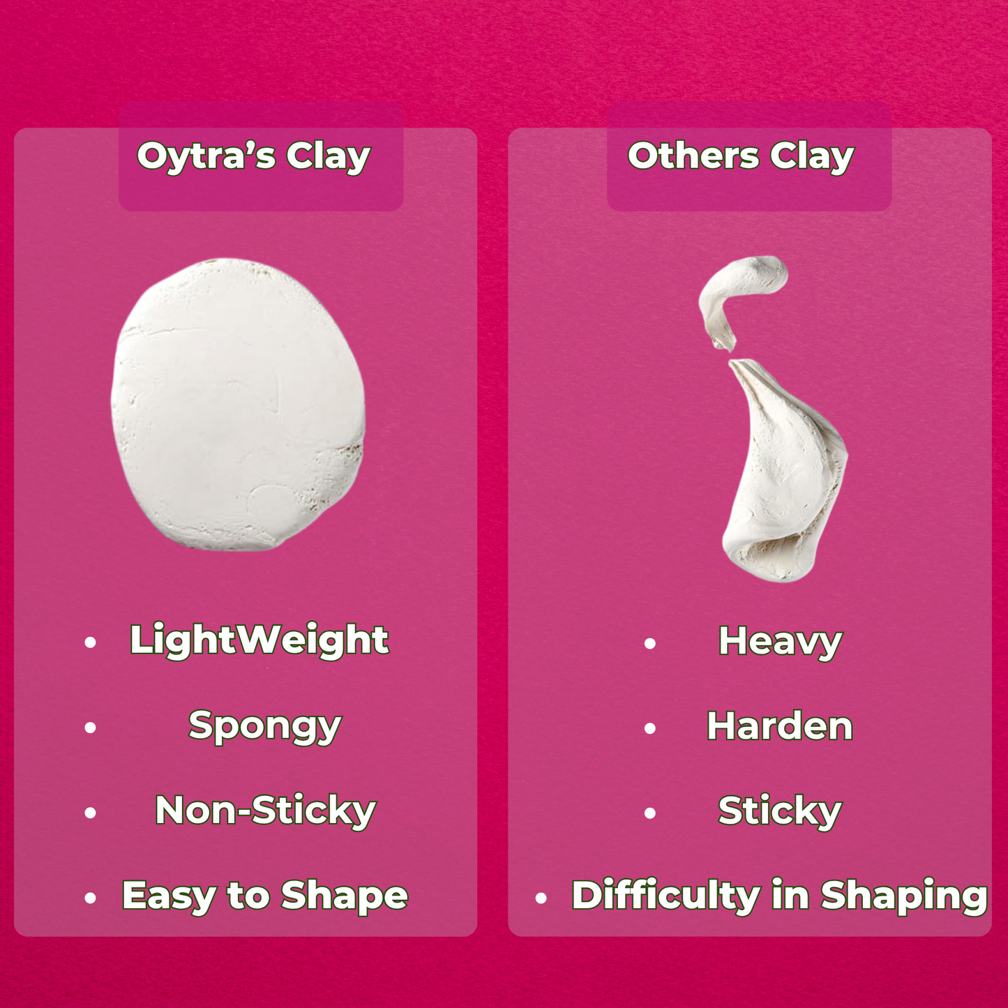 250 Grams White Air Dry Clay