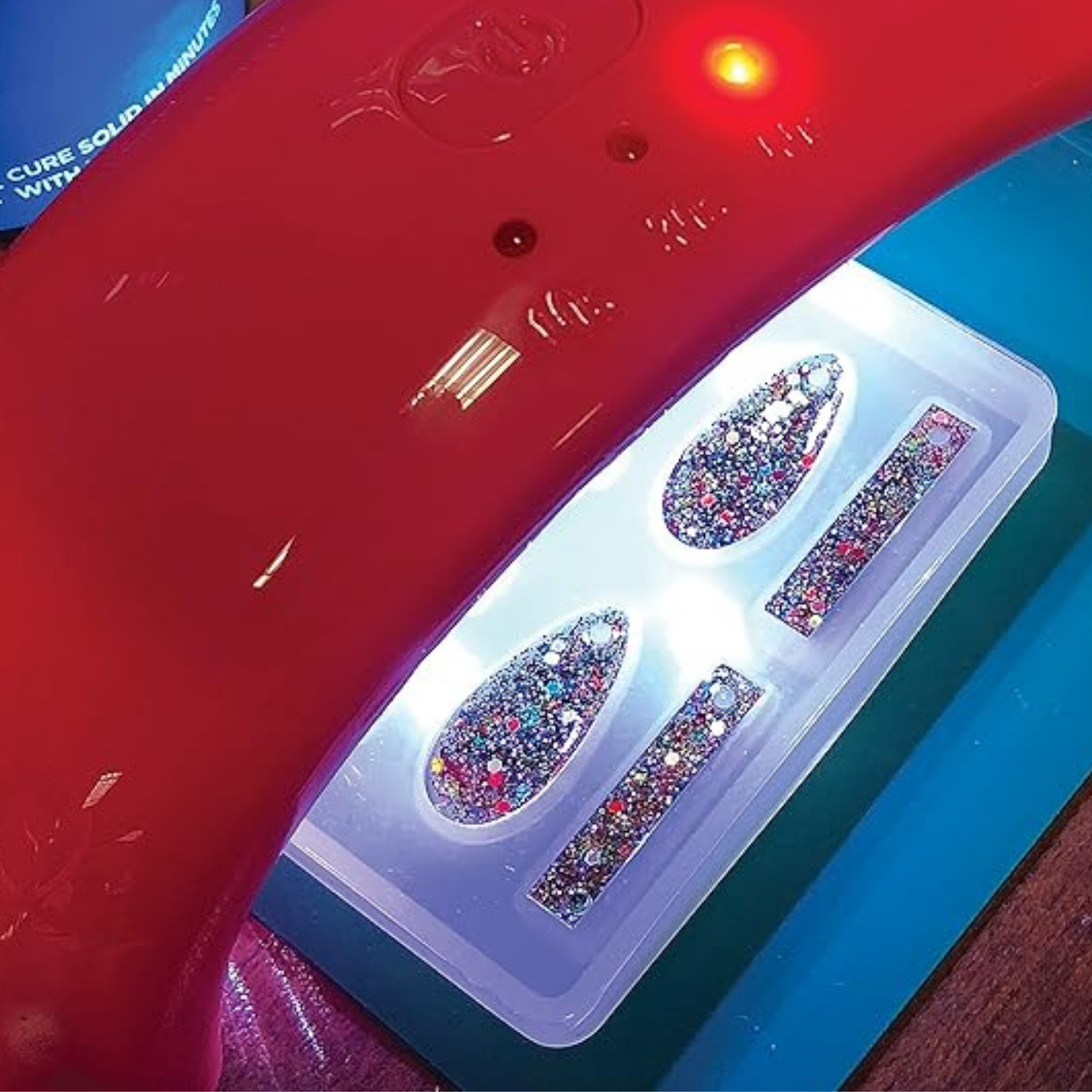 8 Cavity Earring Silicone Resin Mould