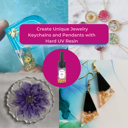 25 Grams UV Resin Hard and UV Lamp Combo - image 9