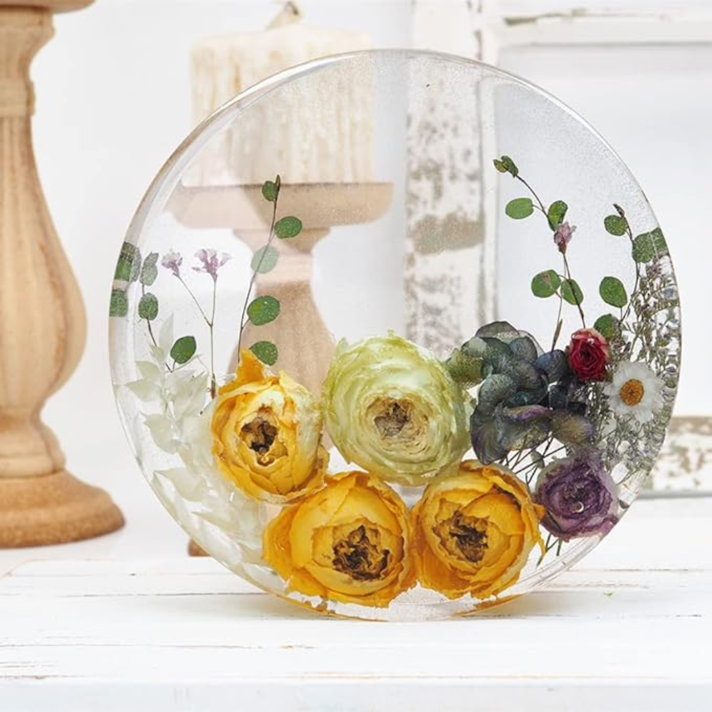 16 Inch Round Table Resin Silicone Mold