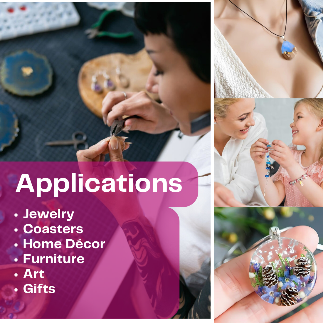 5 x 300 Grams 2:1 Art Resin Kit