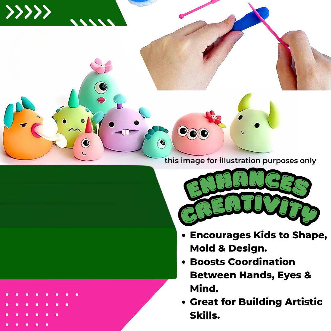 500g Polymer Clay SIGNATURE Series (16 Forest Green)
