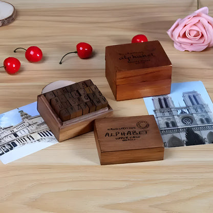Alphabet Stamp Wooden Combo Small and Capital Letters - image 6