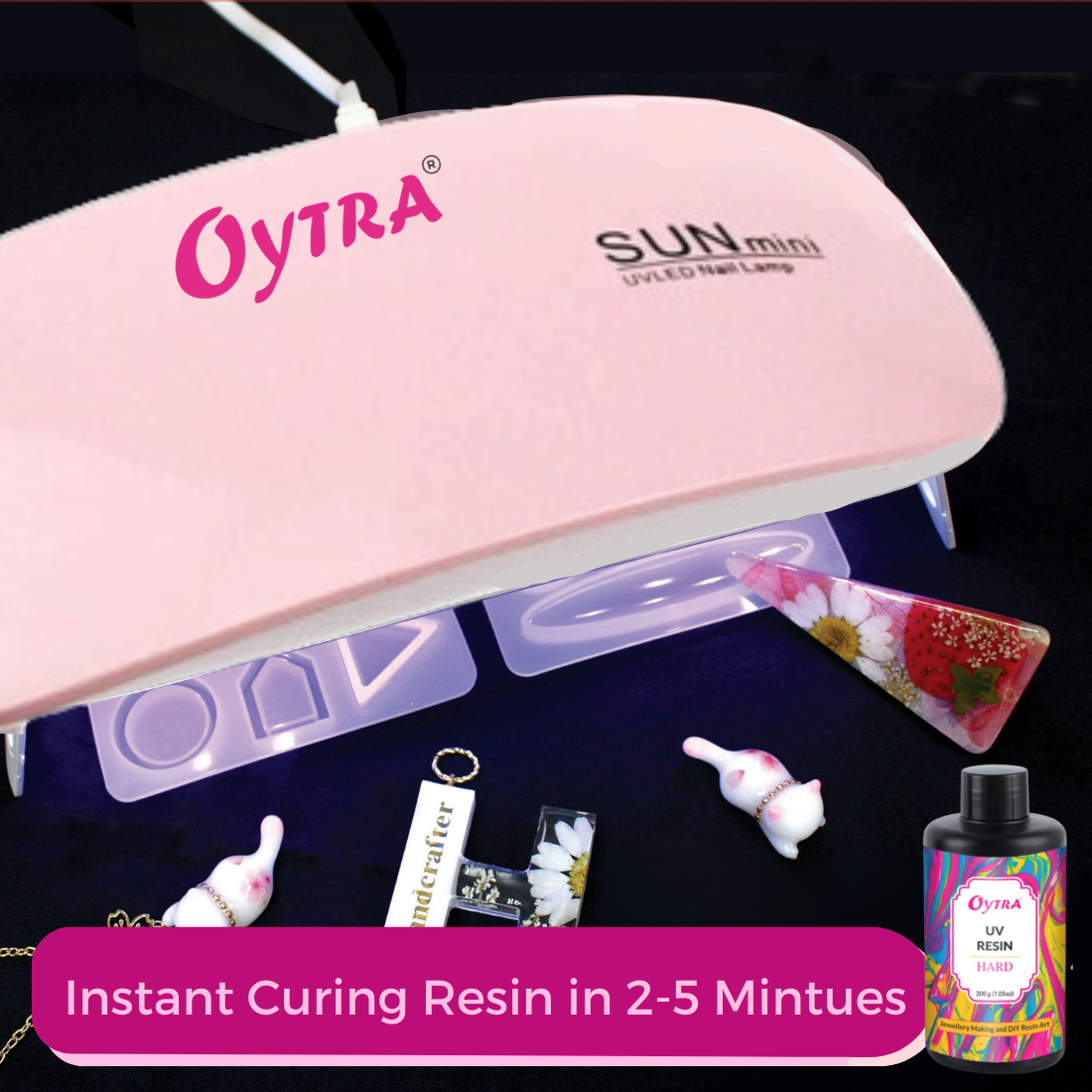 UV Resin Hard and UV Light Curing Lamp Combo - Oytra