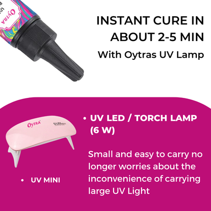 25 Grams UV Resin Hard and UV Lamp Combo - image 5