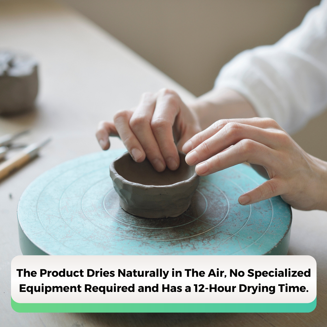 250 Grams Brown Air Dry Clay