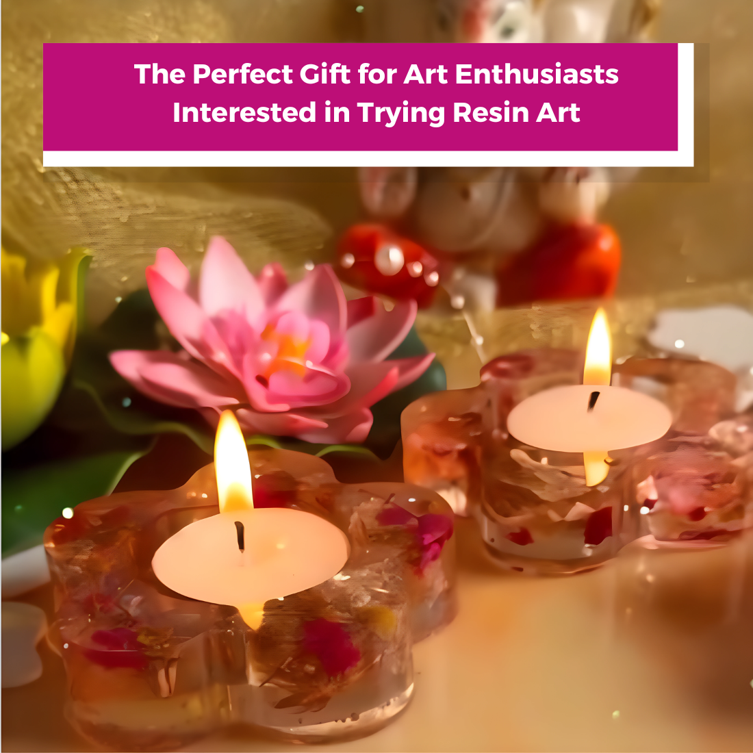 Resin Art Tea Light Holder Kit