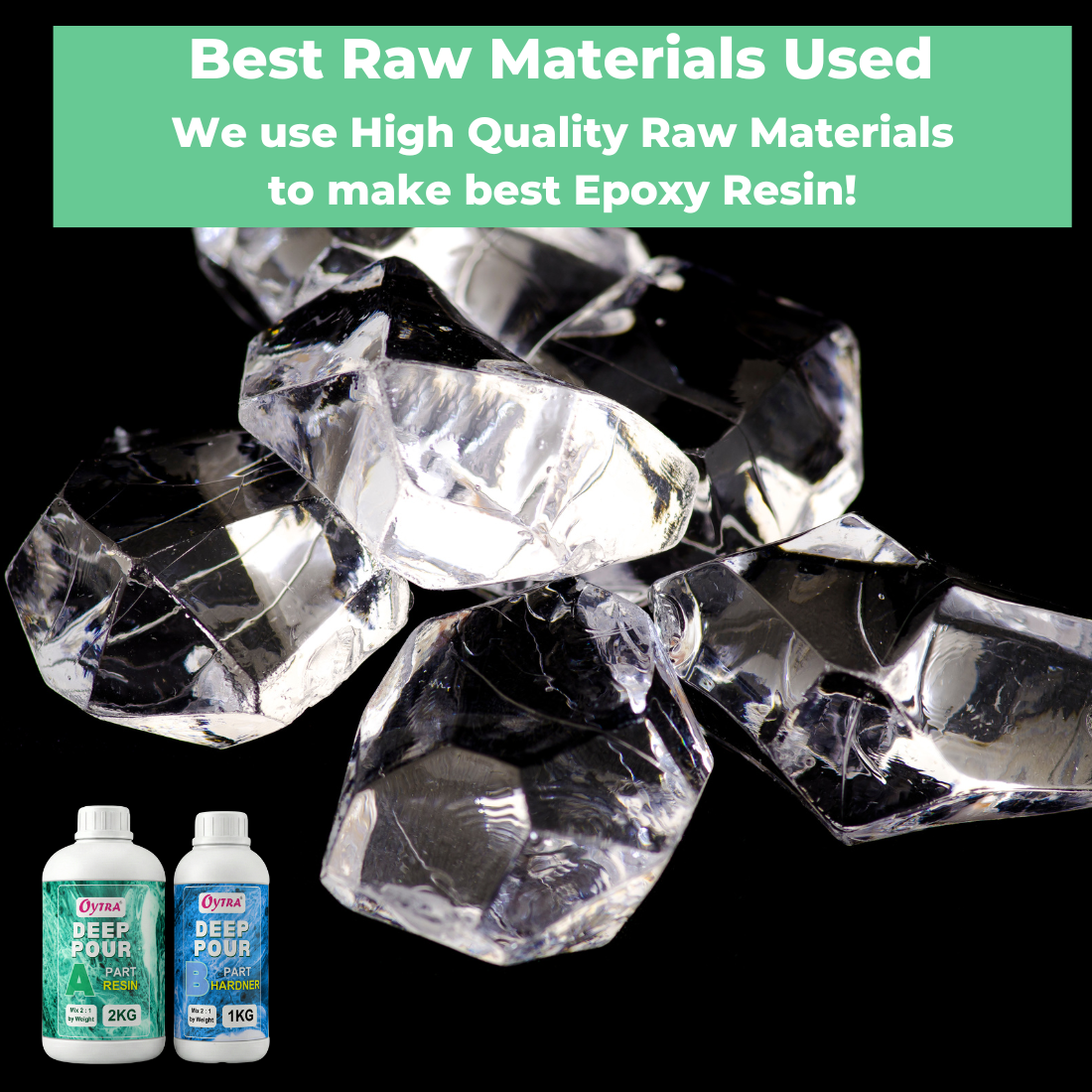 3KG Tabletop 2:1 Deep Casting Resin