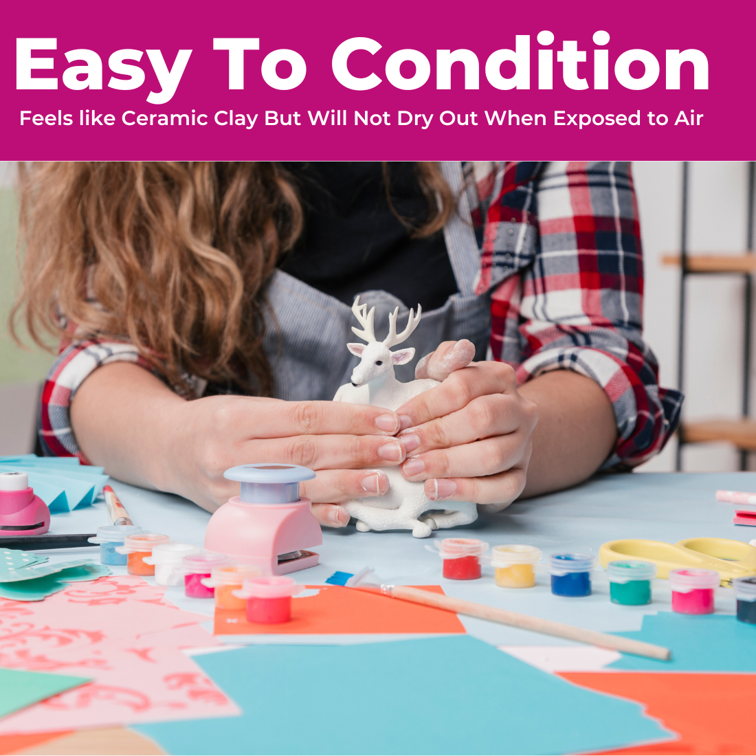 5 Kg Grams Pure White Polymer Oven Bake Clay SIGNATURE Series