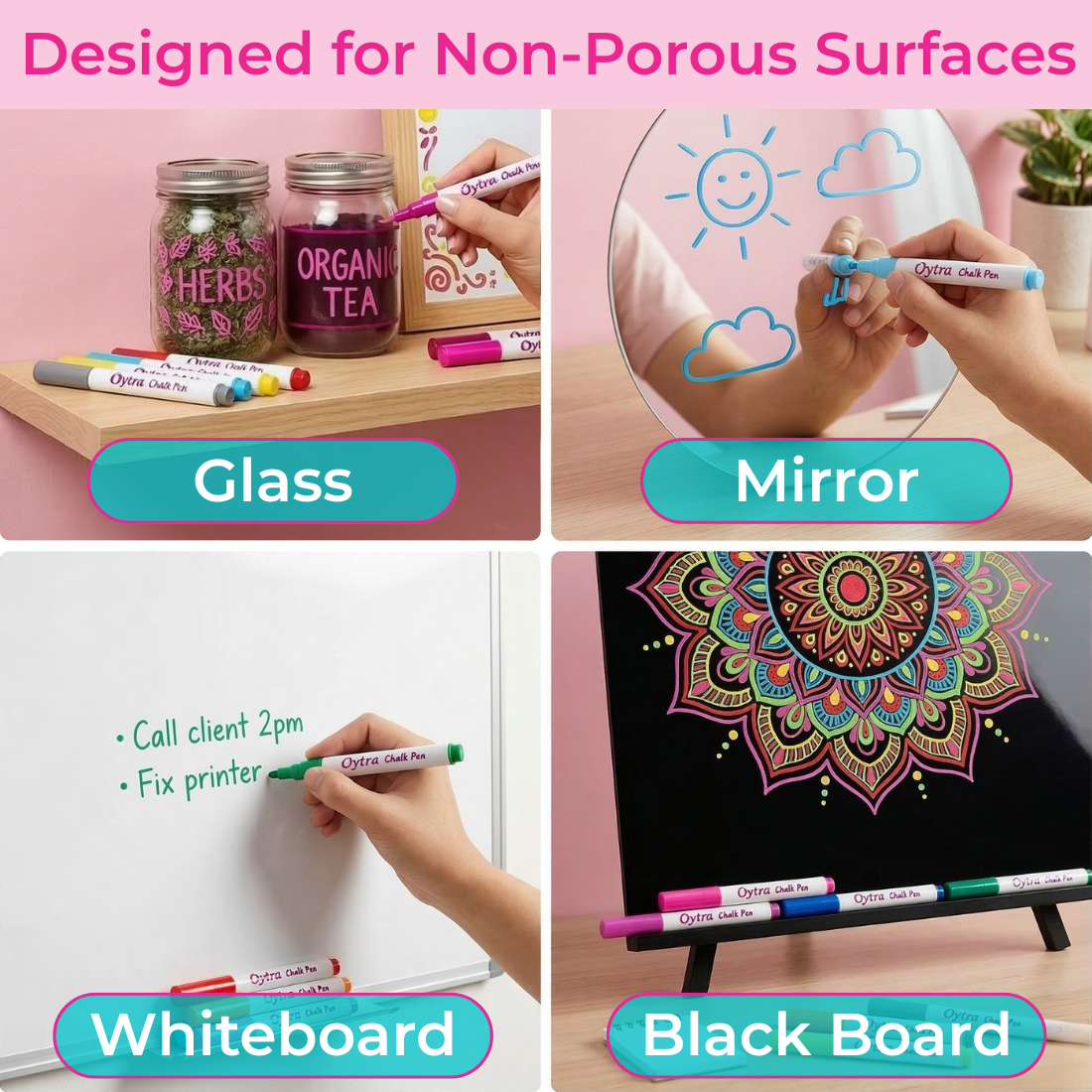Mini Liquid Chalk Markers - 12 Colors