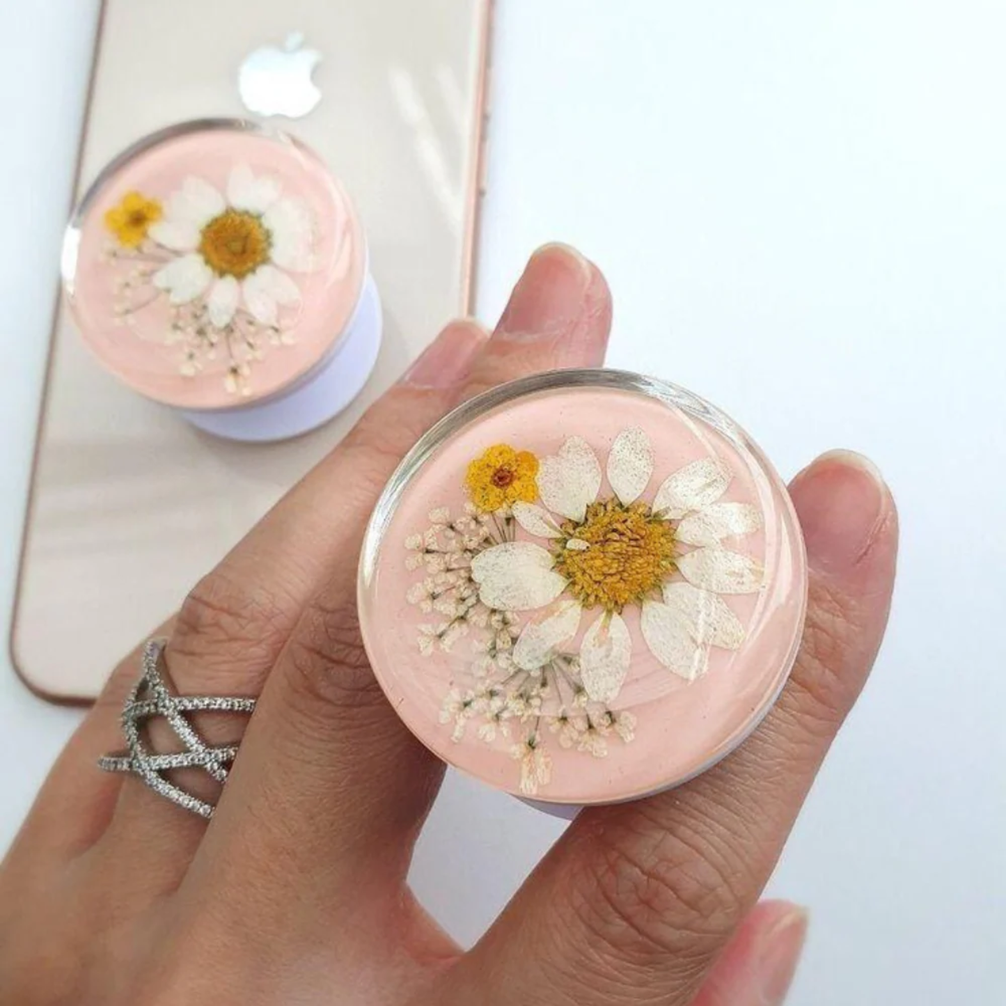 4pcs Keychain Hexagon Mix Resin Mould