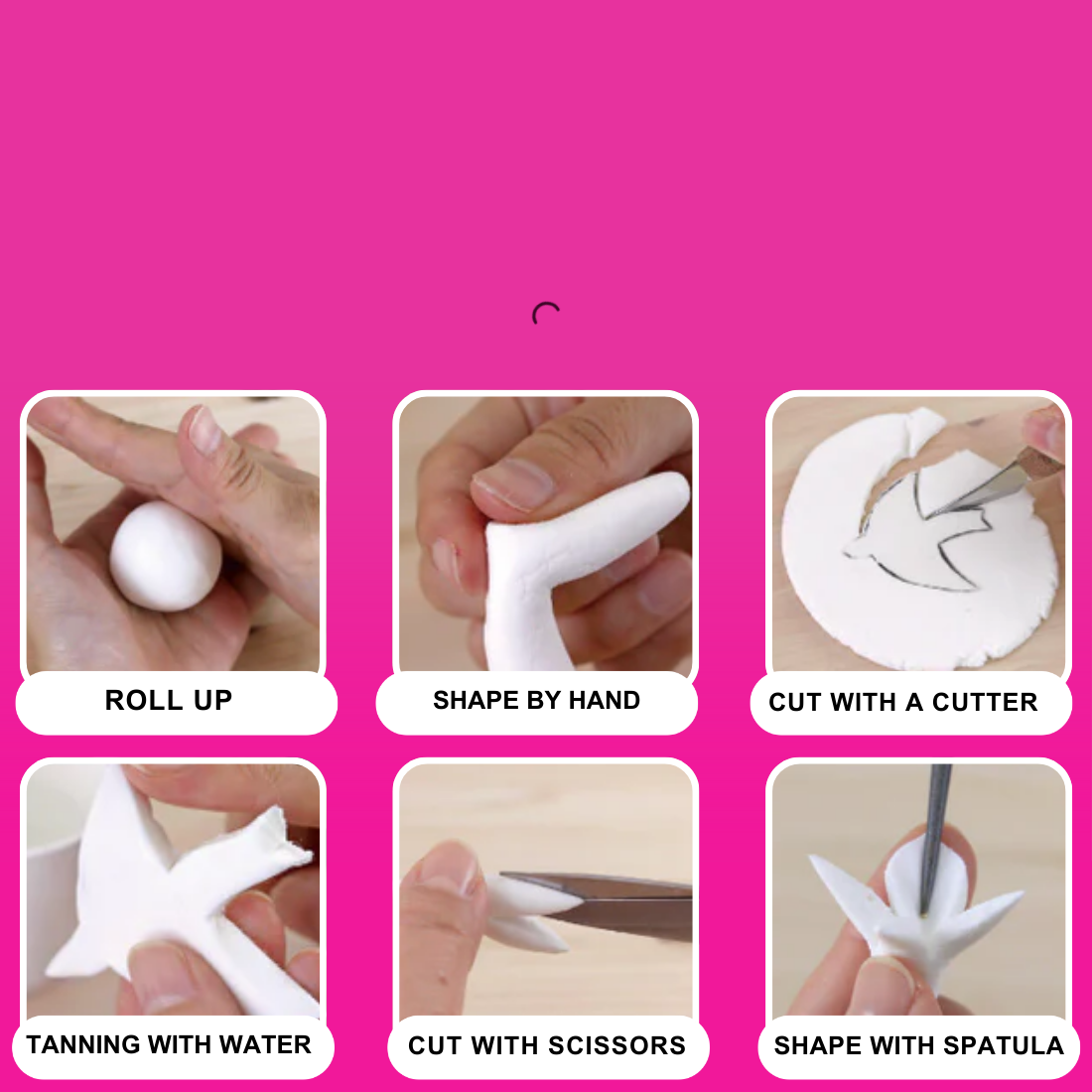 Air Dry Clay White 500 Grams