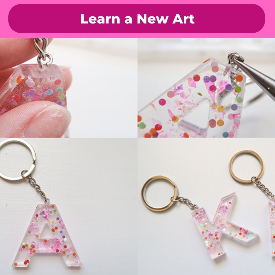 Resin Art Kit - Keychain DIY Making (RESINKIT-10)