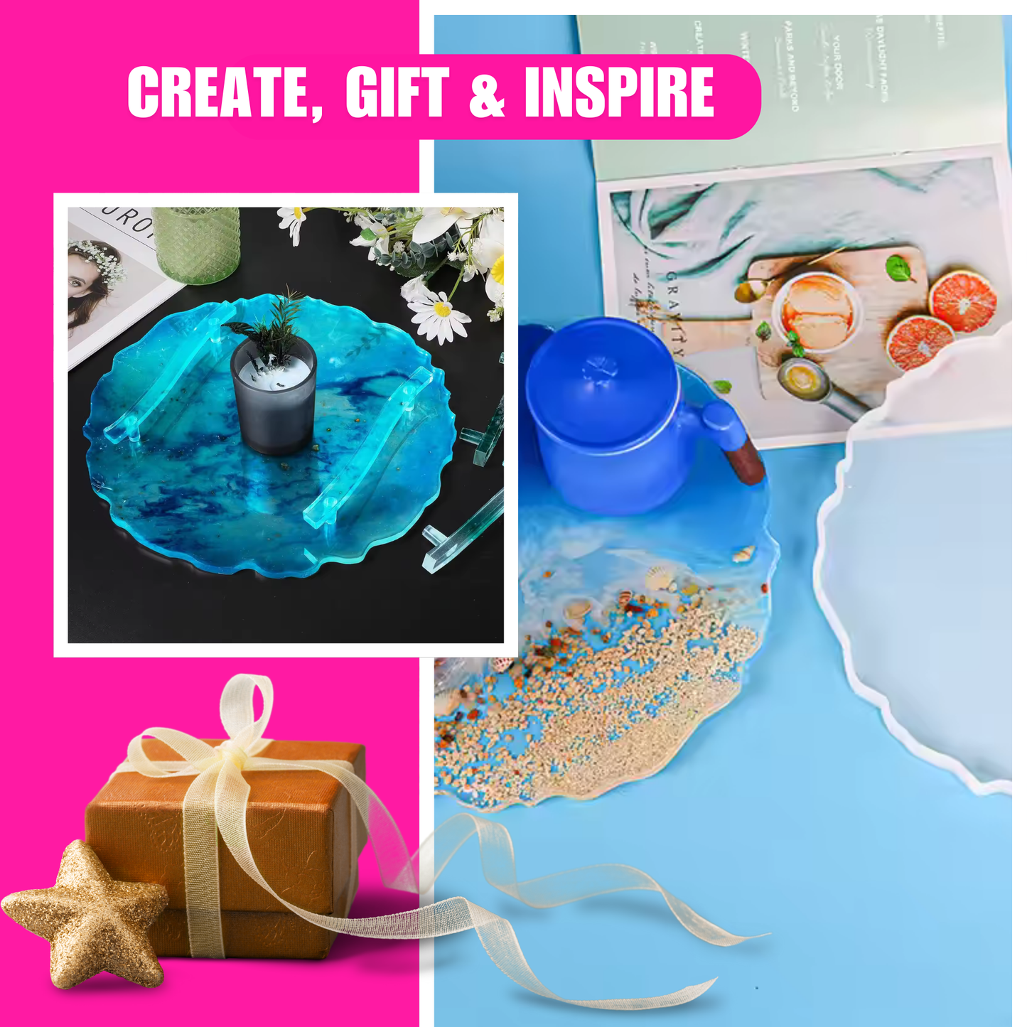 Agate Resin Mould Medium (8 Inch)