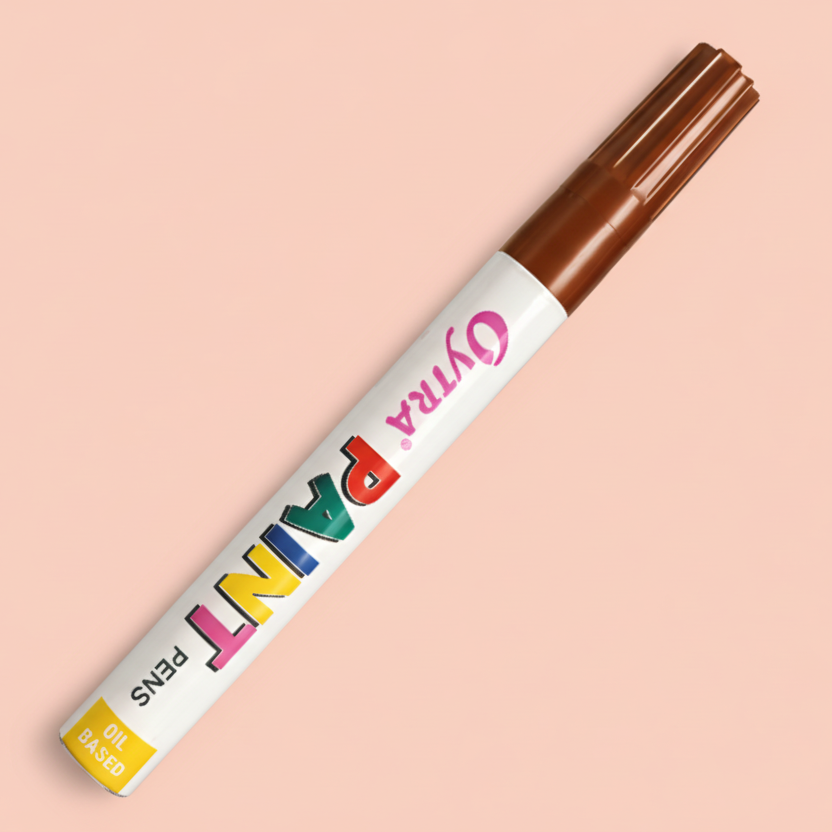 Permanent Paint Marker Pen - Brown