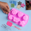 Oytra Soap Making Kit | 7 Mould Shapes | Science Experiment &amp; Girls, Safe &amp; Non - Toxic Kit for Birthday Gifts | Toy DIY Fun ToysKit for Boys