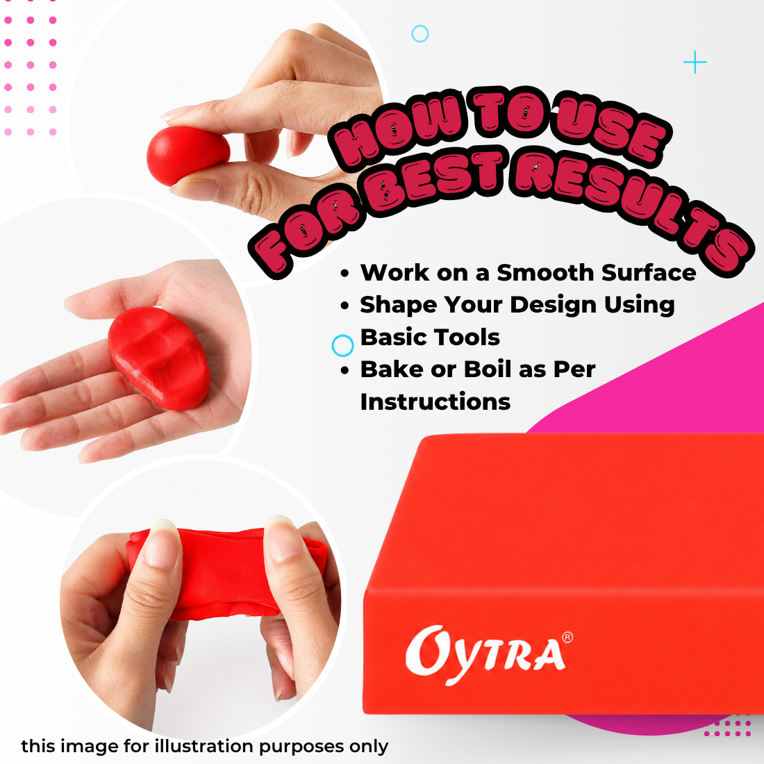 500g Polymer Clay SIGNATURE Series ( 36 Neon Red)